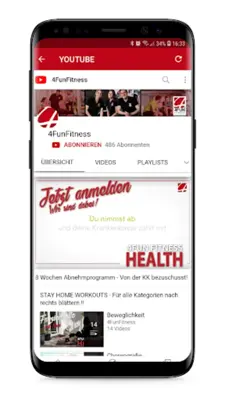 4 Fun Fitness android App screenshot 4